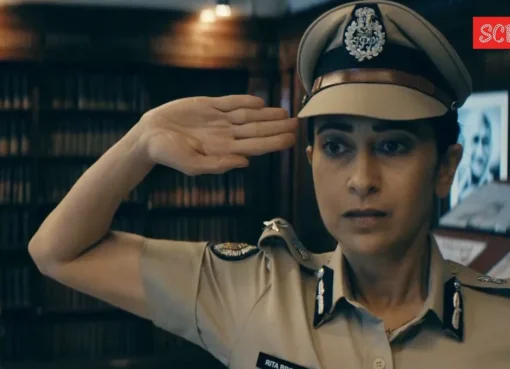 Karisma Kapoor in a scene from the film 'Brown'.