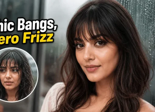 Ananya Panday and Janhvi Kapoor showing off their stylish fringe hairstyles.