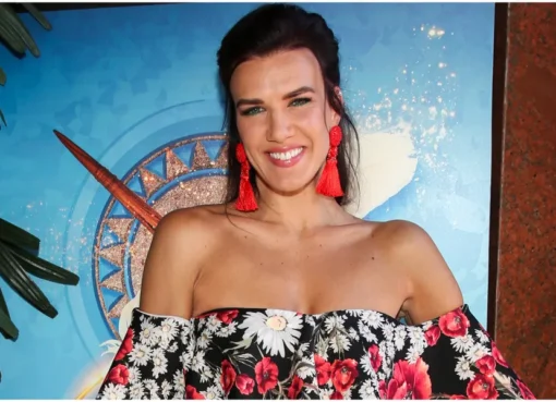 Natalie Burn looking ready for an action movie role