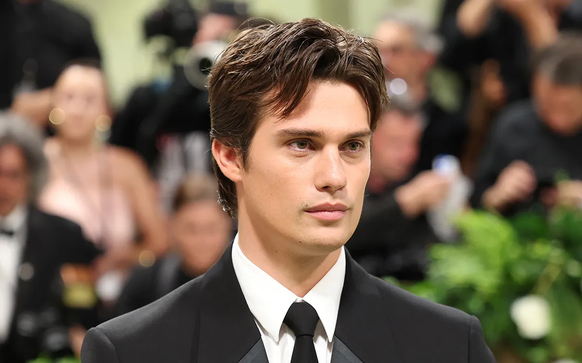 Nicholas Galitzine looking handsome and stylish.