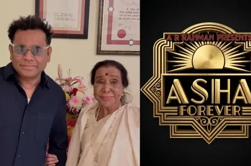 A.R. Rahman and Asha Bhosle