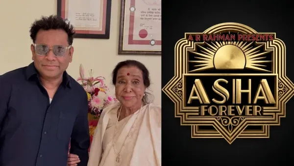 A.R. Rahman and Asha Bhosle