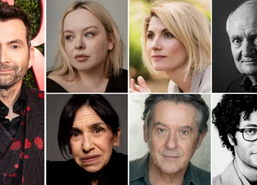 A graphic announcing new cast members for 'Only Murders In The Building' Season 6.