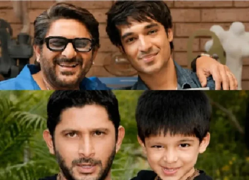 Collage of famous Indian actors as children and adults