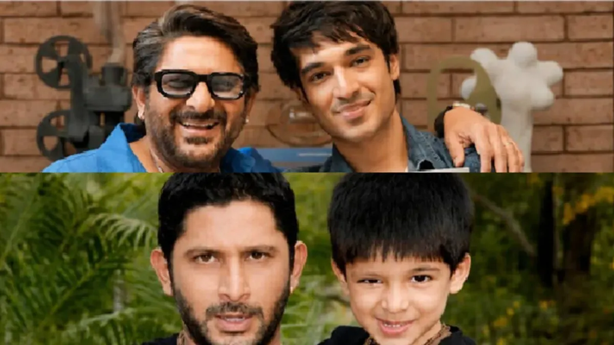 Collage of famous Indian actors as children and adults
