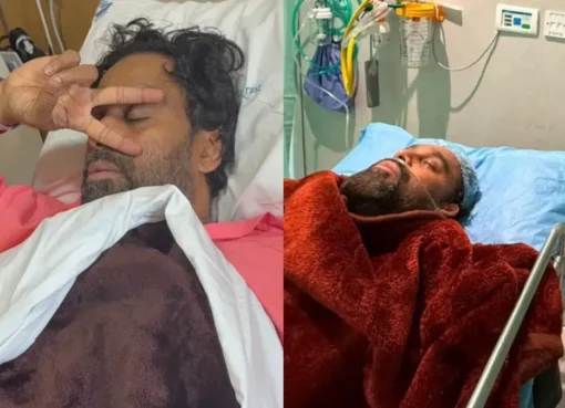 Bosco Martis looking unwell in a hospital setting.