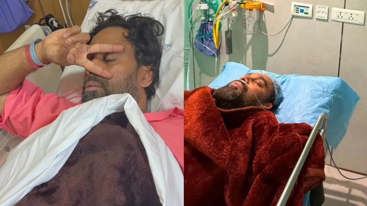 Bosco Martis looking unwell in a hospital setting.