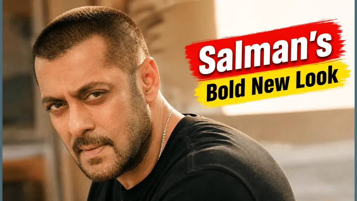 Salman Khan with a fresh buzzcut, looking stylish and ready for summer.