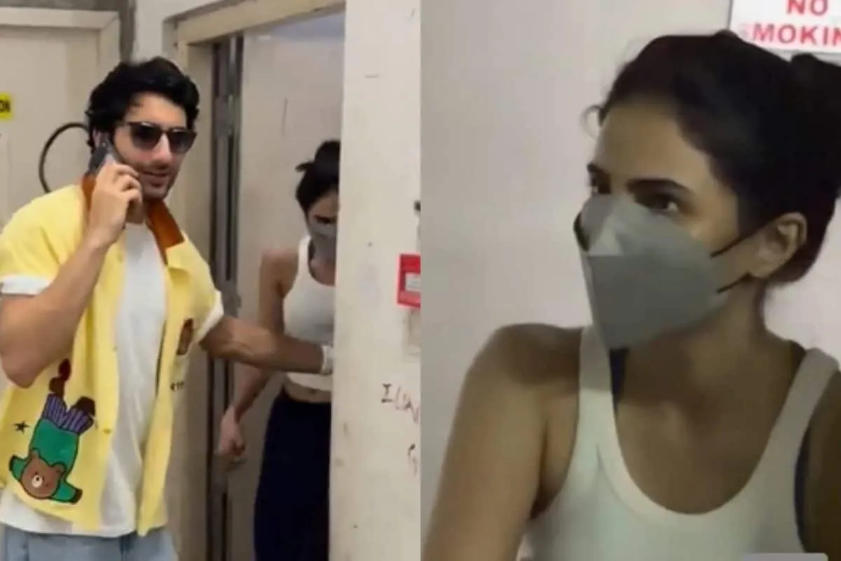 Palak Tiwari and Ibrahim Ali Khan seen together.