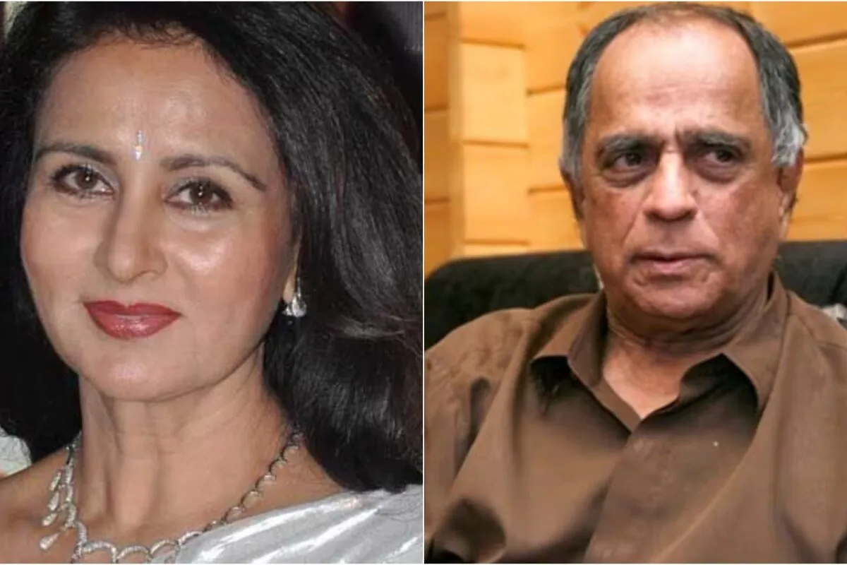 Poonam Dhillon looking thoughtful, remembering Pahlaj Nihalani.