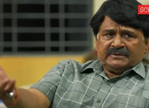 Actor Raghubir Yadav looking humble and thoughtful during an interview.