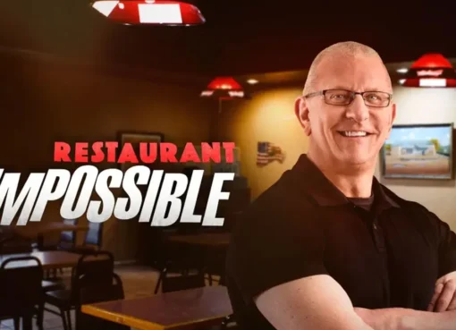 Chef Robert Irvine posing with a calm expression