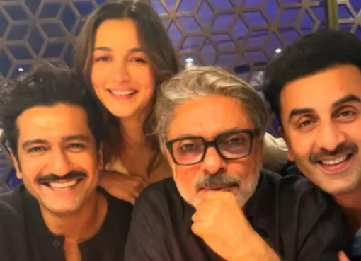 A still from a movie set.