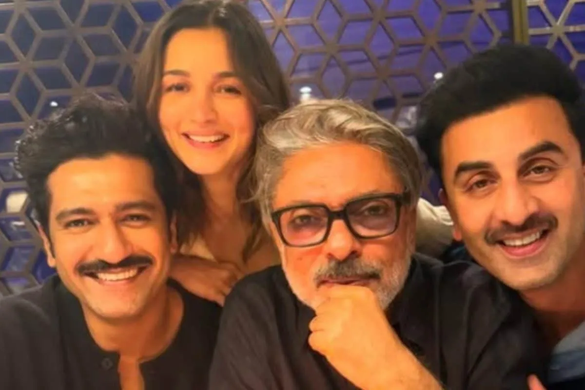 A still from a movie set.