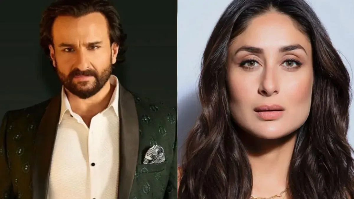 Saif Ali Khan smiling, possibly during an interview.