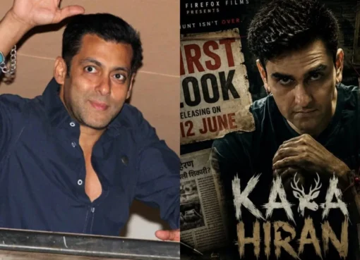 Salman Khan wearing his famous blue bracelet during an event