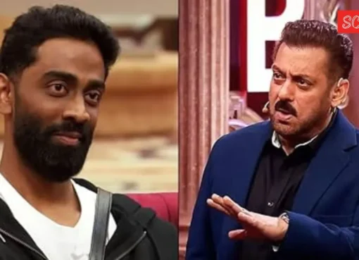 Salman Khan looking serious.