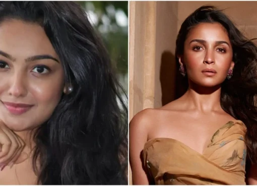 A collage of Sanchita Ugale and Alia Bhatt with the movie title 'Kalki 2'.