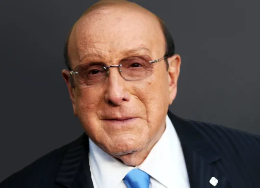A portrait of Clive Davis, a respected music industry figure.