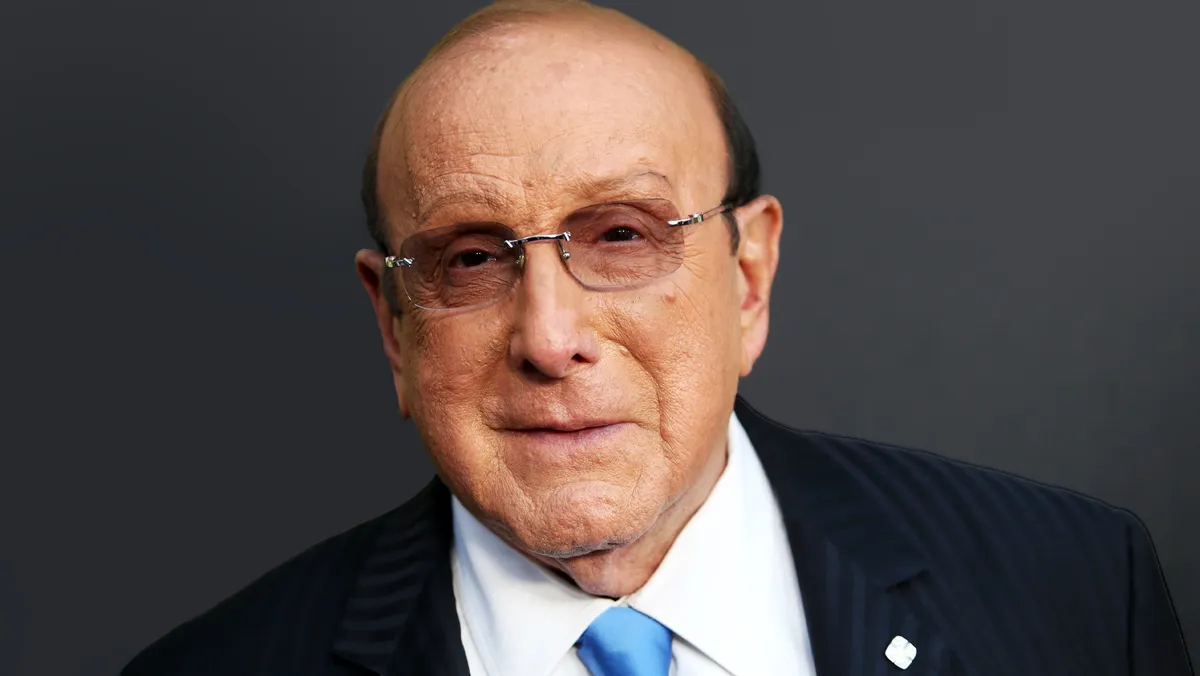 A portrait of Clive Davis, a respected music industry figure.