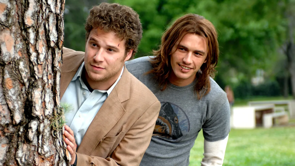 Seth Rogen looking thoughtful