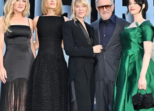 Steven Spielberg looking thoughtfully into the distance.