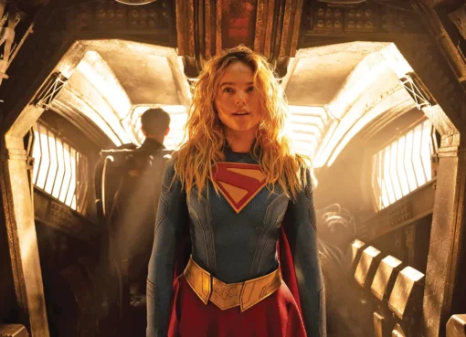 Ana Nogueira, the writer for Supergirl, smiling and talking.