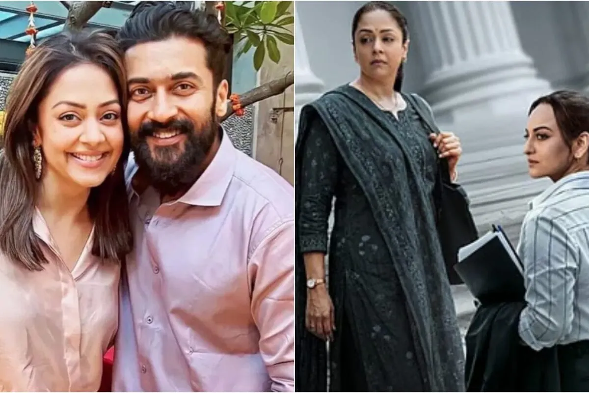 Suriya and Jyothika smiling together