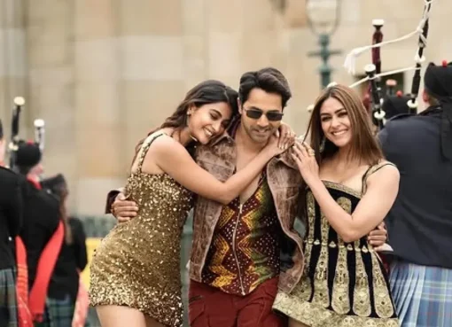 Varun Dhawan looking stylish in a scene from his new movie