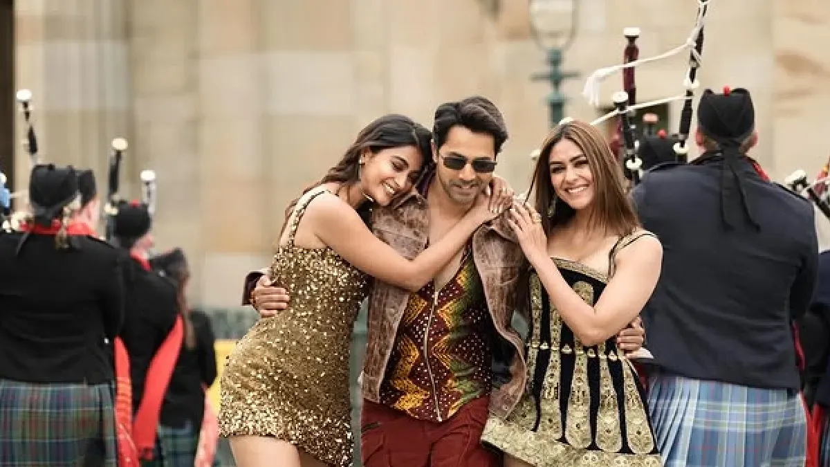 Varun Dhawan looking stylish in a scene from his new movie