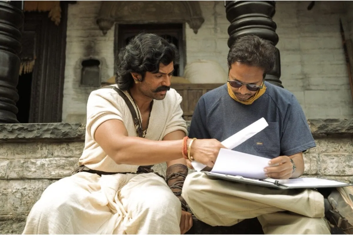 Vijay Deverakonda and director Rahul Sankrityan sharing a moment.