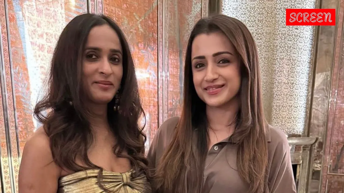Archana Kalpathi and Trisha in a collage.