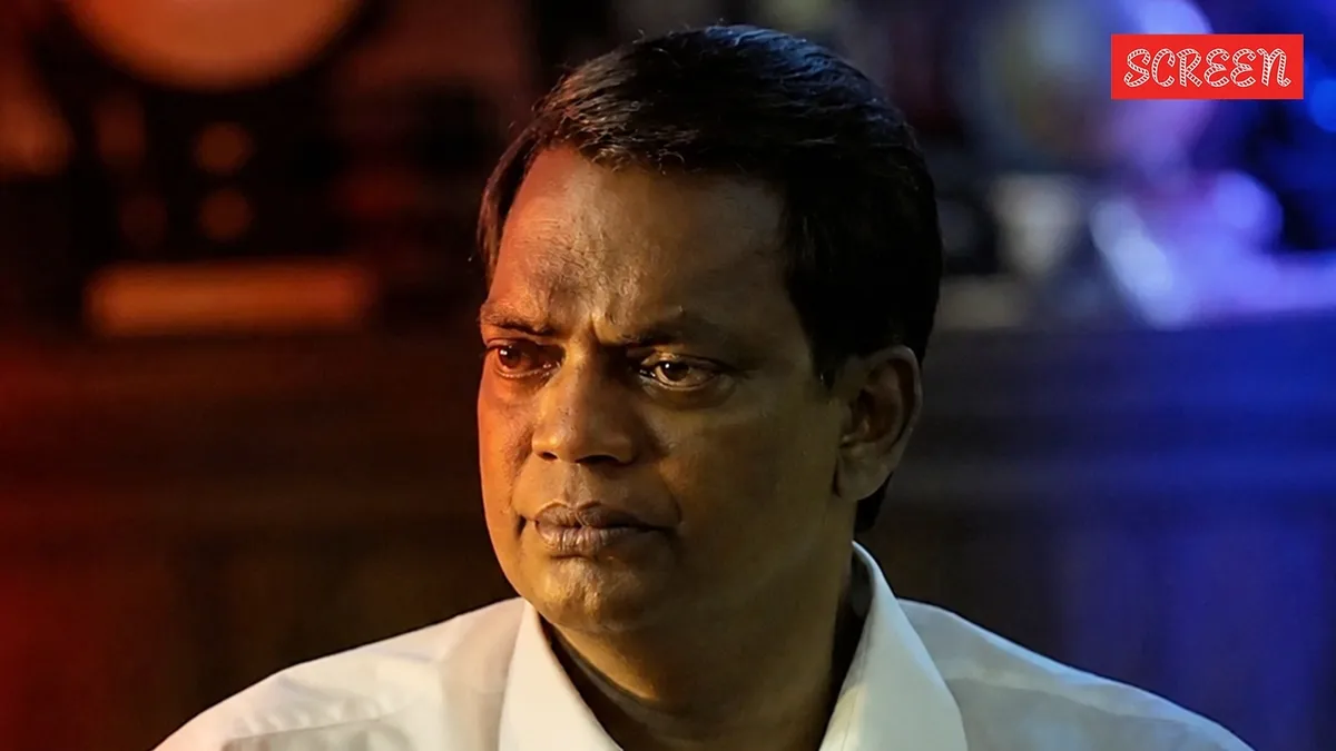 A somber image related to actor Salim Kumar.