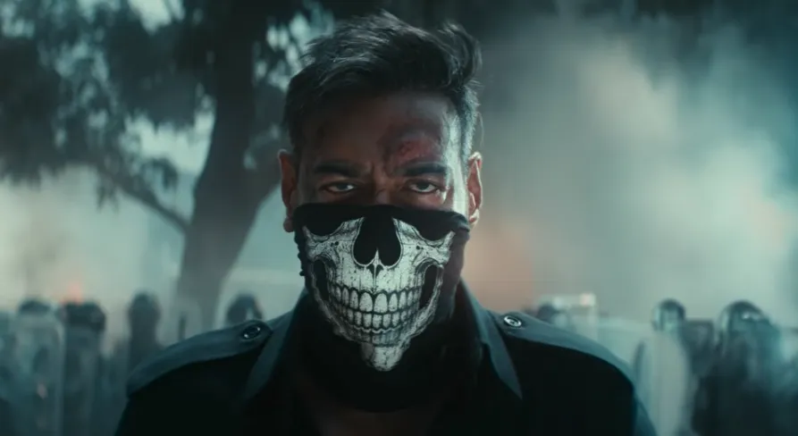 Ajay Devgn looking intense and ready for action in the first look for his movie Chauhaan.