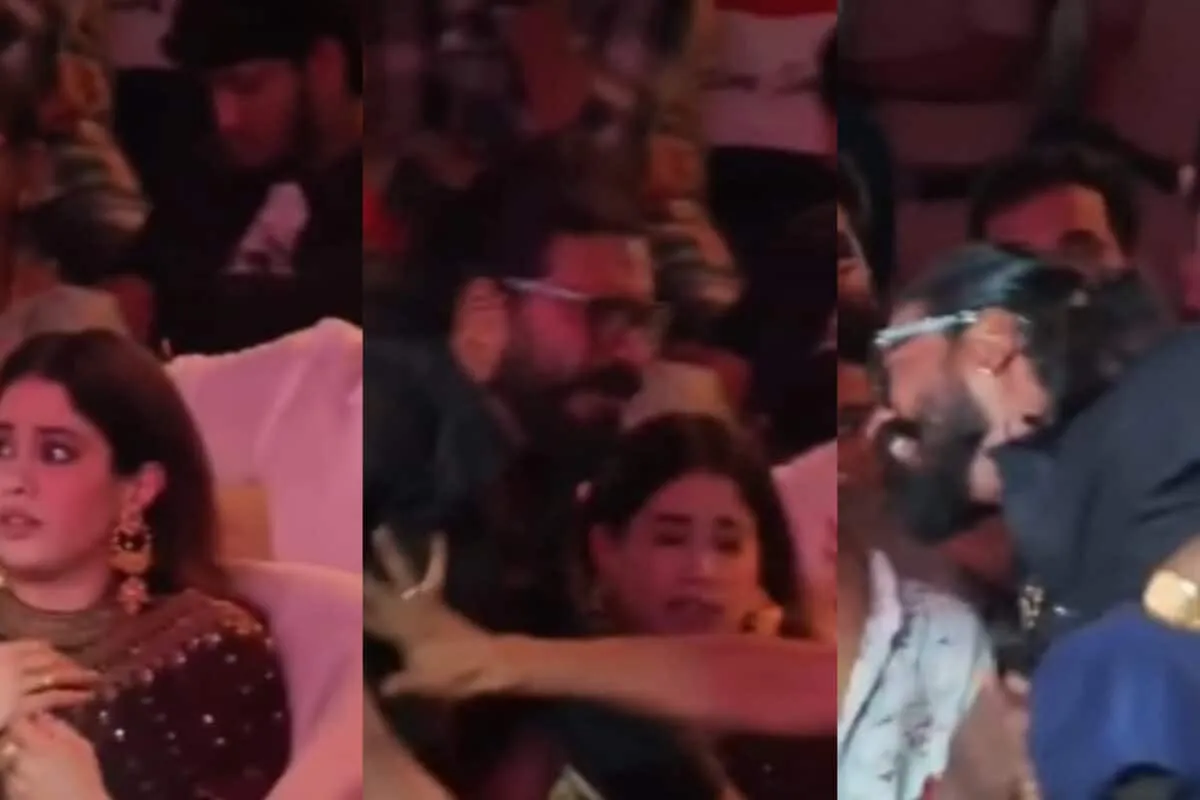 Whoa! Fan Rushes Ram Charan, Janhvi Kapoor’s Reaction is Everything!