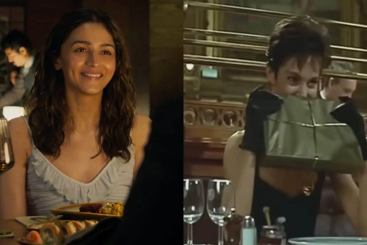Alia Bhatt looking intense in a scene from the Alpha teaser.