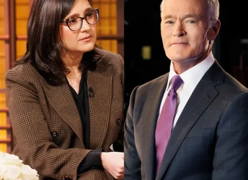 Scott Pelley at a news desk.