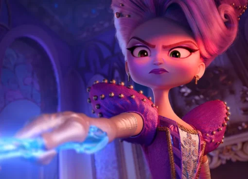 An artist's palette with soft colors representing the film's aesthetic.