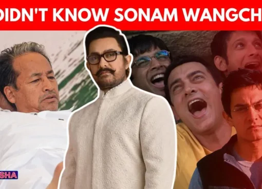 Aamir Khan speaking to the media, clarifying details about his film character.