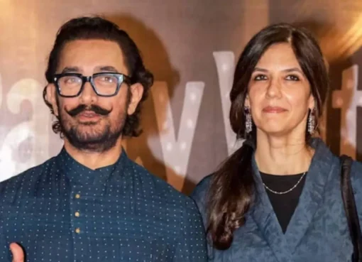 Aamir Khan looking happy while talking about his wedding plans.