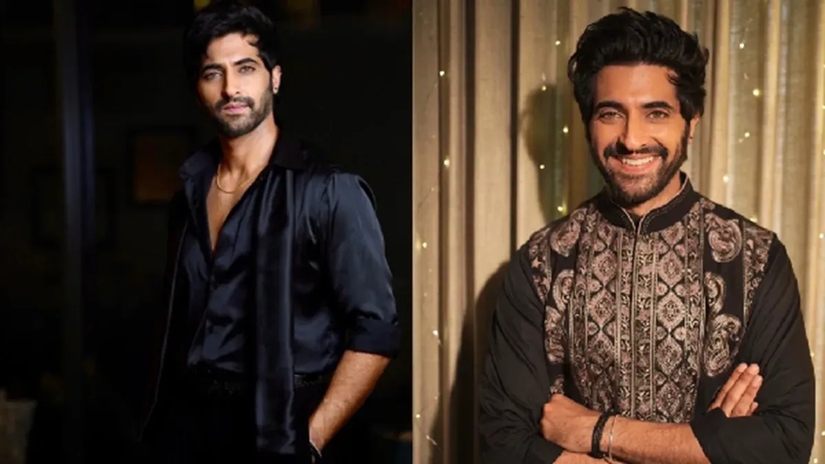 Akshay Oberoi smiling, looking excited about his new film.