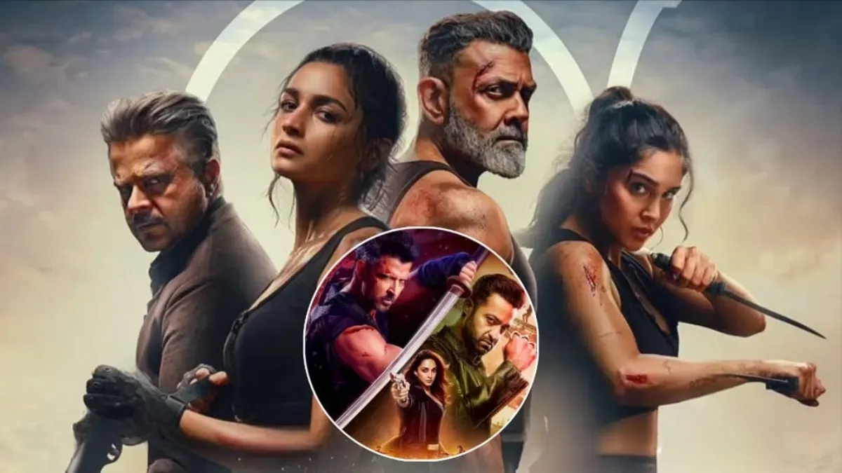 Alia Bhatt and Sharvari looking serious in the movie Alpha