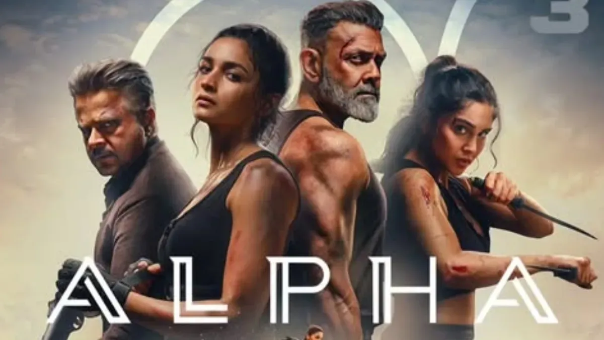 Alia Bhatt and Sharvari looking confident in a promotional image for Alpha.