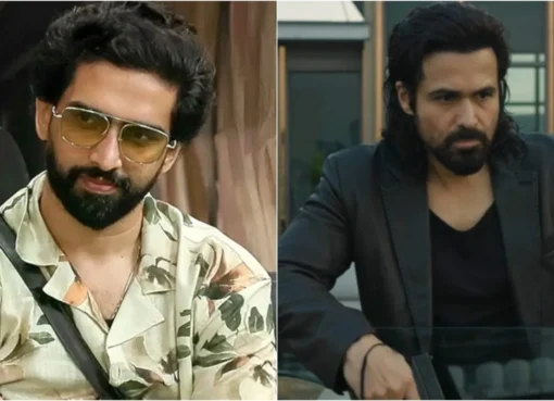 Amaal Mallik looking serious and focused, perhaps making a point.