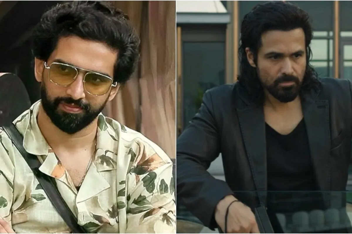 Amaal Mallik looking serious and focused, perhaps making a point.