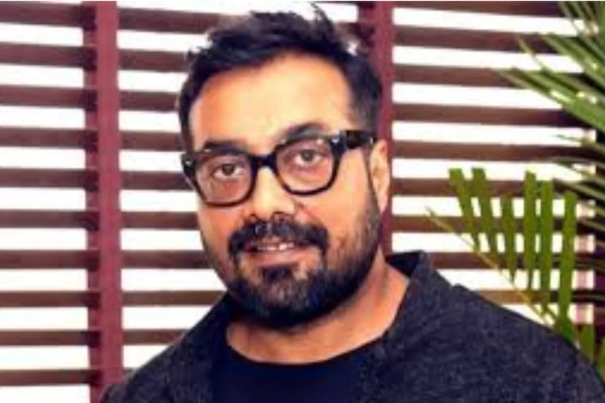 Anurag Kashyap looking serious.