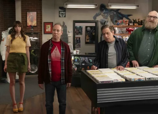 A graphic hinting at the Big Bang Theory spinoff with cast members.