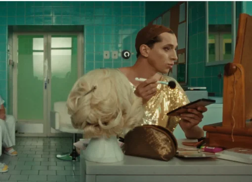 Promotional image for the film 'Chica Checa' at the Karlovy Vary Film Festival.