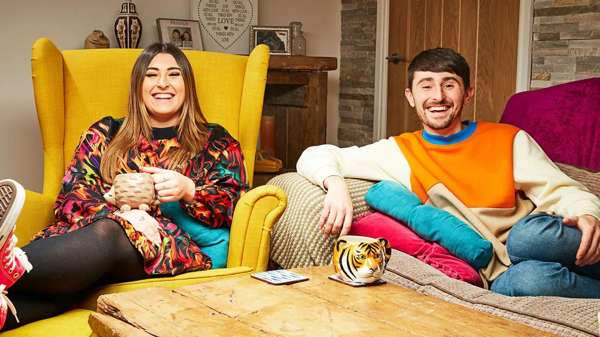 A bright, modern graphic showing Channel 4's new leadership structure with names Louisa Compton and Kiran Nataraja highlighted.