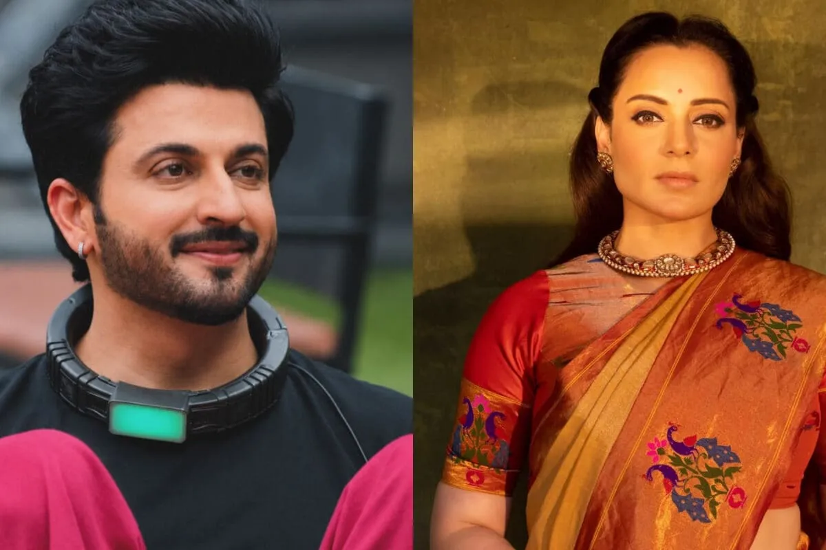 Dheeraj Dhoopar smiling on a stage.